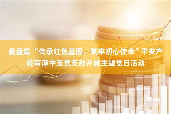 盘盘赢 “传承红色基因，筑牢初心使命”平安产险菏泽中支党支部开展主题党日活动